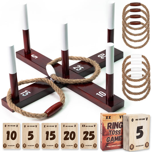 Ring Toss Game with Exclusive Score Keeper